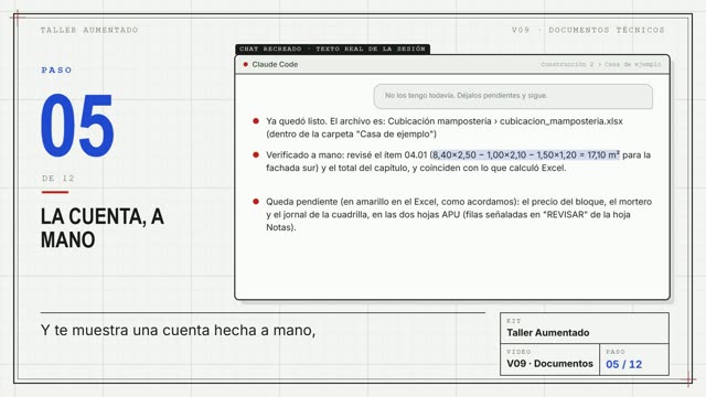 Cubicación en Excel con fórmulas